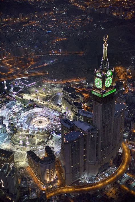 Makkah Clock Tower Biggest Clock In The World Islamische Bilder