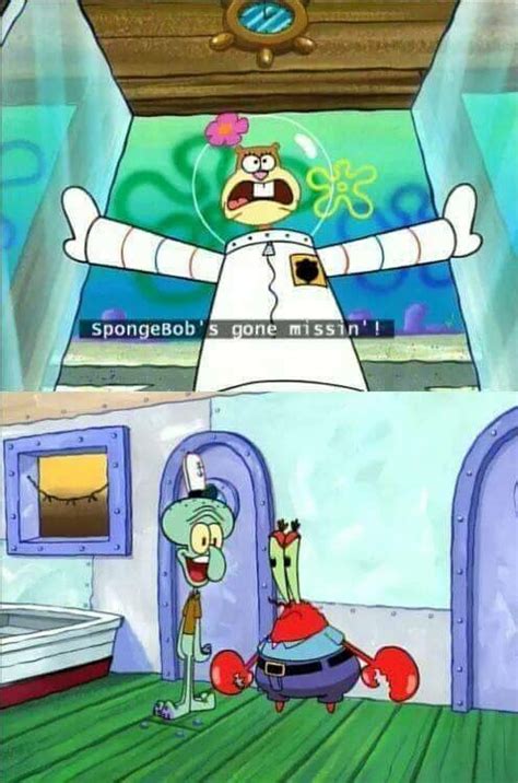 Squidward Is So Happy Spongebob Quotes Funny Spongebob Memes Cartoon