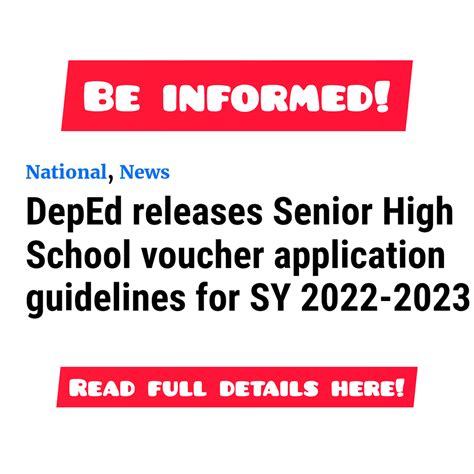 Deped Released The Guidelines On Eligibility And Application For The