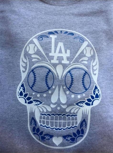 Los Angeles Dodgers Shirt Dia De Los Muertos Skull Dodgers Los