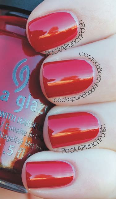 packapunchpolish china glaze adventure red y