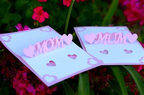 Try this flower pop up card for something mom is sure to really love and appreciate (especially since you made it for her) easy enough to make in an hour, but something your mother may very well keep for years. Mother's Day Pop Up Cards Archives - Creative Pop Up Cards