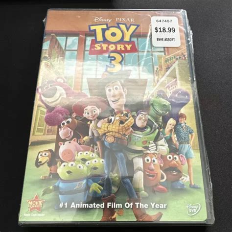 Toy Story 3 Dvd 2010 Tom Hanks Tim Allen Walt Disney Pixar New 4