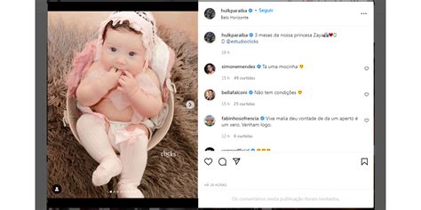 Foto Filha Do Jogador Hulk Zaya Encantou Internautas Em Novo Ensaio Purepeople