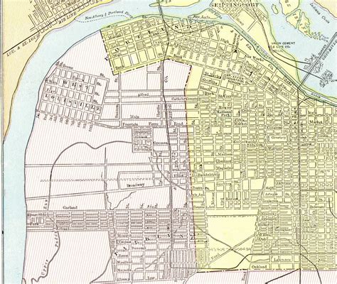 1901 Antique Louisville City Map Of Louisville Kentucky Street Etsy