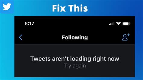 how to fix tweets aren t loading right now try again on twitter youtube