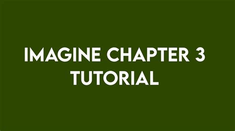 Roblox Imagine Chapter 3 Tutorial Youtube