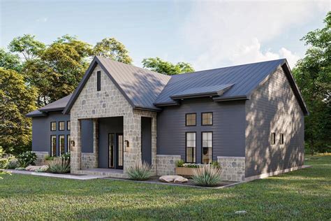 Square Foot Barndo Home Plan With Rv And Standard Car Garage