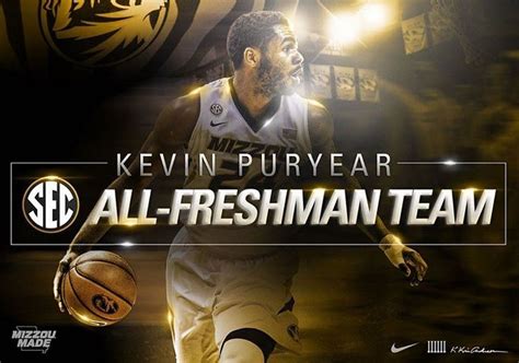 Mizzou Basketball On Instagram “mizzous Kevinpuryear Just Named To The Sec All Freshman