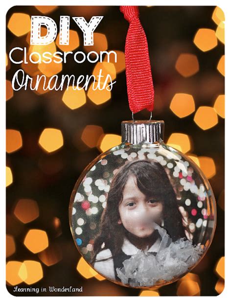 Student Ornaments Learning In Wonderland