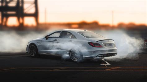 BURNING RUBBER In Mercedes AMG CLS63 S Assetto Corsa Logitech G29