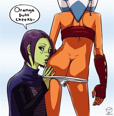 Rule 34 Ahsoka Tano Alien Ass Back Barriss Offee Breasts Clone Wars