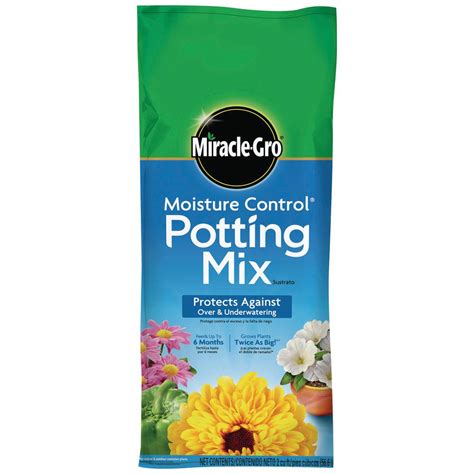 Rated 5 out of 5 by grandma101 from best potting mix i have purchased about 10 bags of this soil so far and used them. Miracle-Gro 2 cu. ft. Moisture Control Potting Mix ...