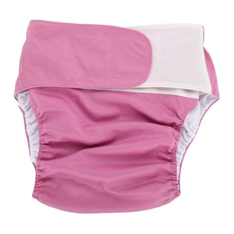 Large Adult Cloth Diaper Nofaner 4 Colors Washable Incontinence Underwear Briefs