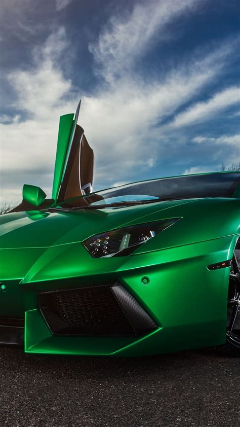 Green Lamborghini Aventador Wallpaper Backiee