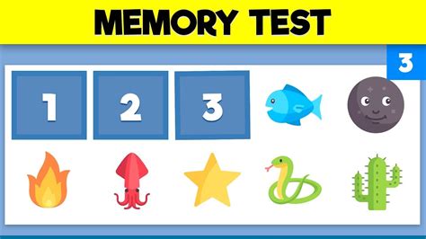 Visual Memory Test Train Your Visual Memory Video 3 Youtube