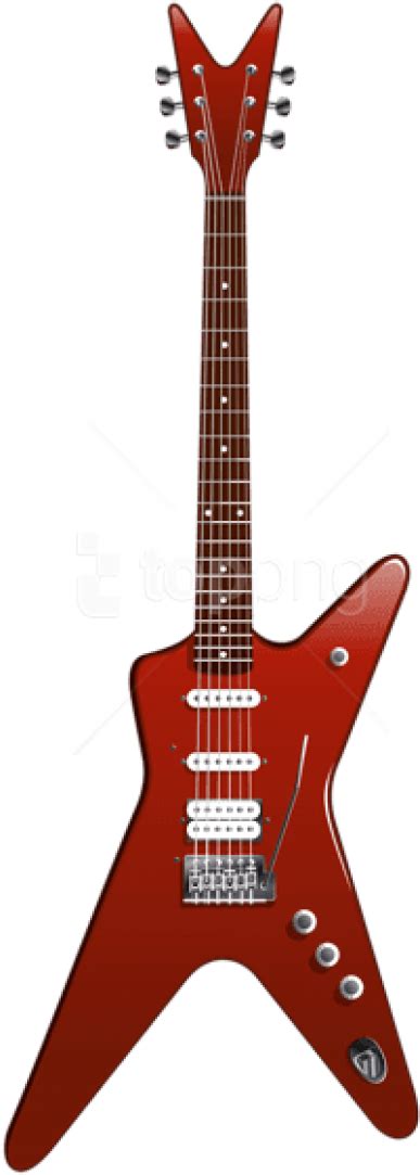 Download Free Png Download Transparent Modern Red Guitar Png Dime O