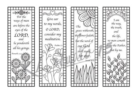8 Bible Verse Coloring Bookmarks Bookmarks Verses And Bible Bible