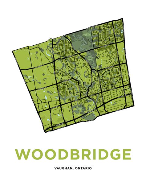Woodbridge Map Print Jelly Brothers