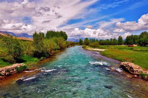 Kurdistans Rivers Eufrat And Tigris Munzur And Zap Sun Valley