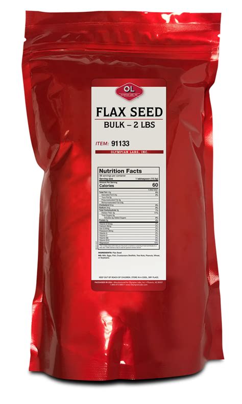 Flax Seeds 2 Lbs Olympian Labs