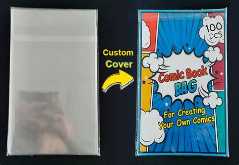 Oem Custom Cover Current Age Silver Comic Book Bags Backing Backboard
