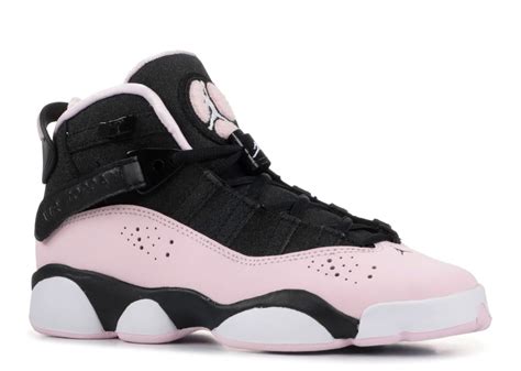 Air Jordan Unisex Jordan 6 Rings Gs Black Pink Foam 323399 006 Size 55y Walmart Canada