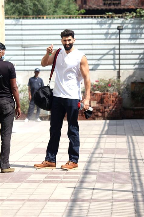 Bollywood Actor Aditya Roy Kapur Spotted At The Gym