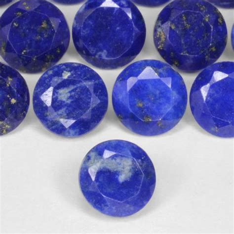 08 Carat Bright Blue Lapis Lazuli Gem From Afghanistan