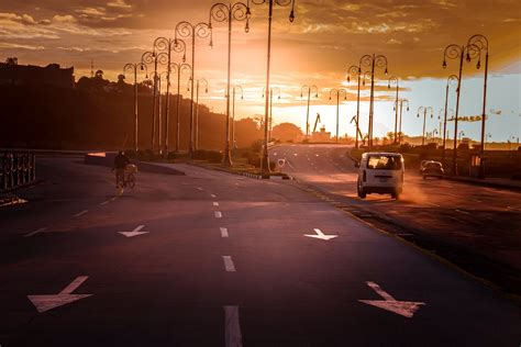 Sunset Roads Traffic Free Photo On Pixabay Pixabay