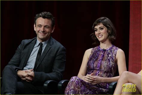 Photo Lizzy Caplan Michael Sheen Masters Of Sex Tca Tour Panel Photo Just Jared