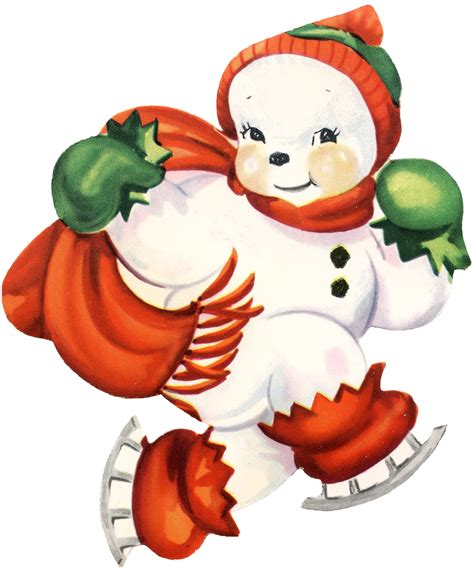 18 Best Snowman Images The Graphics Fairy