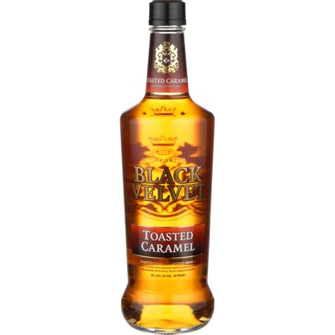 Black Velvet Caramel Flavored Whiskey Toasted Caramel 70 750 Ml Wine