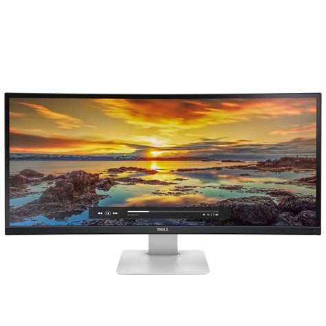 dell u3415w qhd ips ultrasharp 34 curved monitor black at john lewis