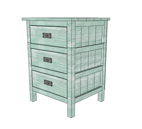 They team up perfectly with our. Reclaimed Wood Look Bedside Table | Ana White