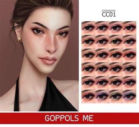 Gpme Gold Eyeshadow Cc 01 At Goppols Me Sims 4 Updates