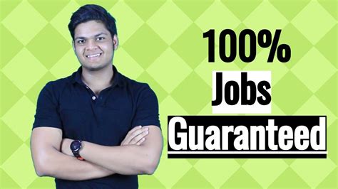 100 Job Guaranteed With These Courses Youtube
