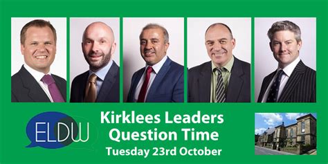 Kirklees Leaders Question Time 23rd October 2018 Kirklees Democracy