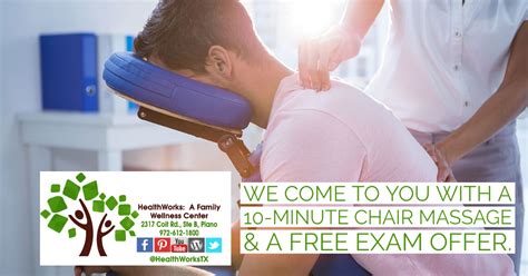 We Come To You With A Free 10 Minute Chair Massage