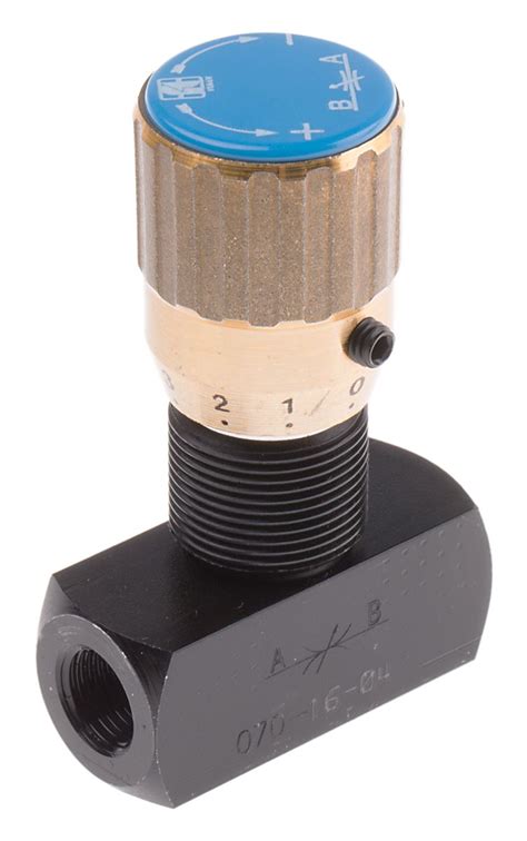 Rs Pro Inline Mounting Hydraulic Flow Control Valve G 18 78lmin Rs