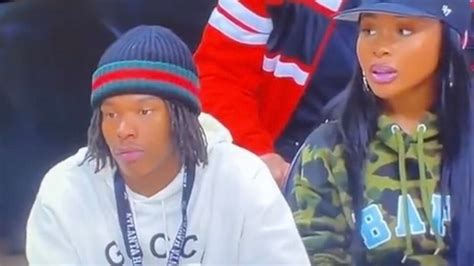 Lil Baby And Ex Girlfriend Jayda Cheaves Spotted Courtside At Atlanta
