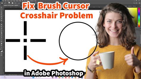 How To Fix Photoshop Brush Cursor Crosshair Problem YouTube