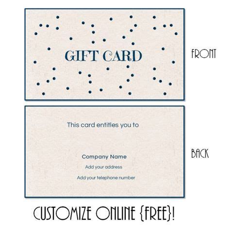 printable gift card templates    customized
