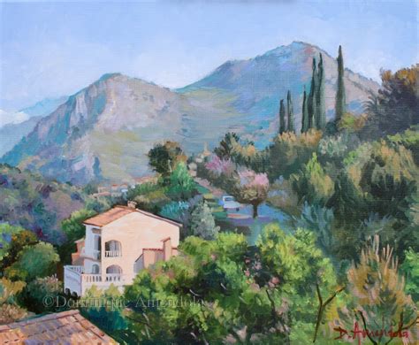 Daily Painting By Artist Dominique Amendola A View From My Window