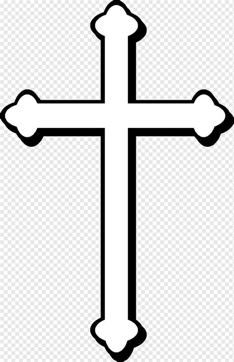 Cruz Branca Sobre Fundo Preto Cruz Cristã Cristianismo Cruz Celta