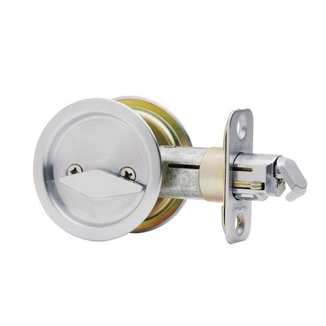 See more ideas about door handles, pocket door pulls, doors interior. Kwikset 335 Round Pocket Door Lock Privacy