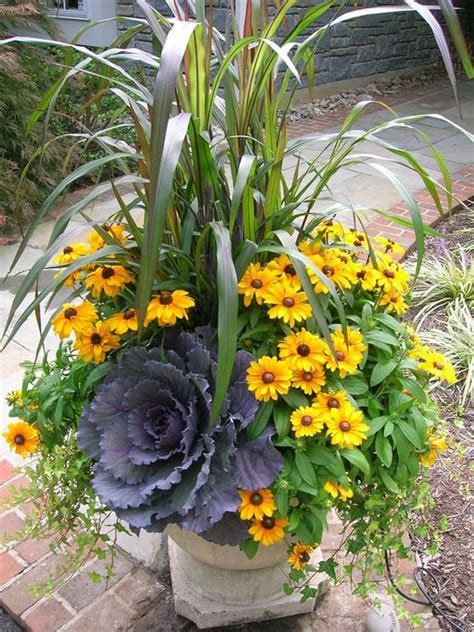 22 Beautiful Fall Planters For Easy Outdoor Decorations A Piece Of