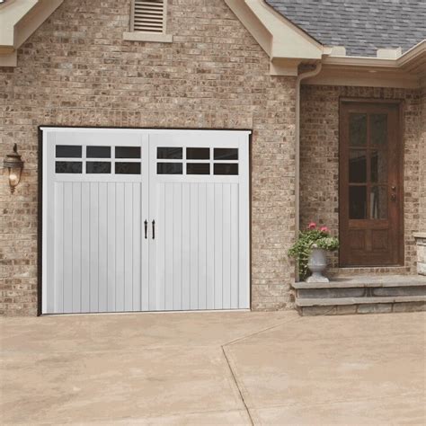 Liberty Doors External White Fully Finished 12l Obscure Glass Garage