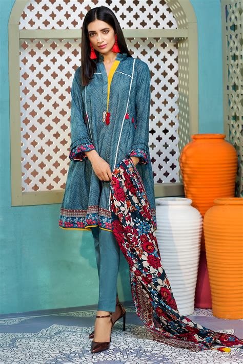 Khaadi Lawn Chiffon Eid Dresses Designs Collection 2017 2018 22
