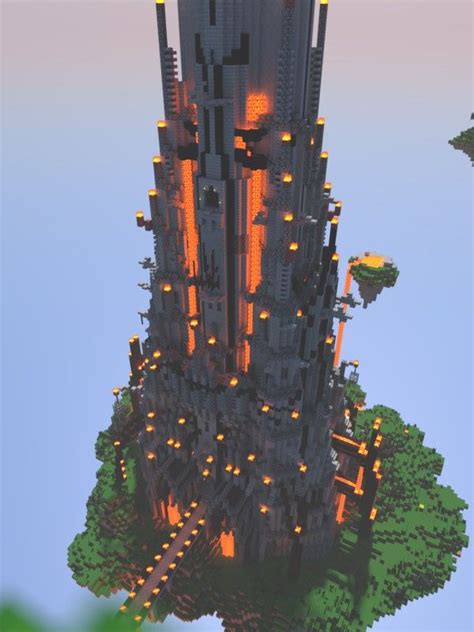 Steves Evil Tower Of Ominousness Sky Limit Contest Minecraft Map In